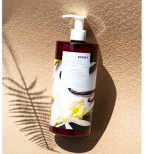 NEW! Korres 1 Liter Mediterranean Vanilla cleanser